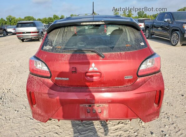 ML32AWHJXPH002939 2023 MITSUBISHI MIRAGE Maroon უკანა ხედი