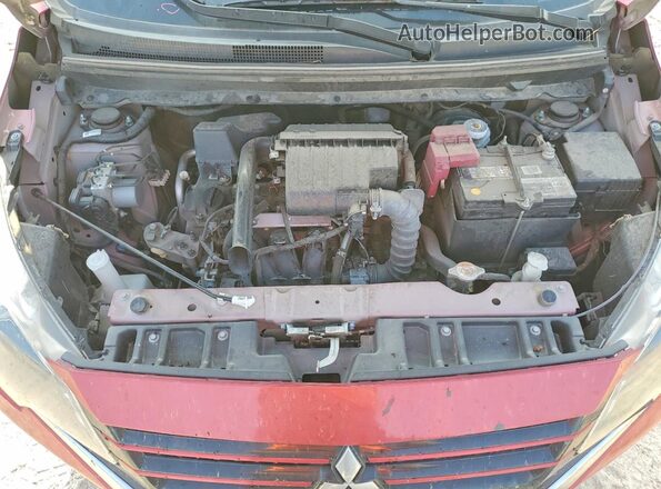 ML32AWHJXPH002939 2023 MITSUBISHI MIRAGE Maroon ძრავის განყოფილების ხედი