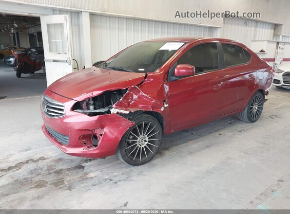 ML32F3FJ0HHF19030 2017 MITSUBISHI MIRAGE G4 Red წინა მარცხენა ხედი სამი მეოთხედიდან