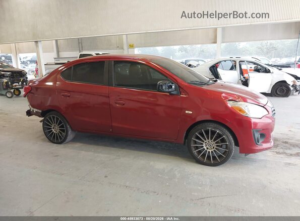 ML32F3FJ0HHF19030 2017 MITSUBISHI MIRAGE G4 Red უკანა სალონის ხედი