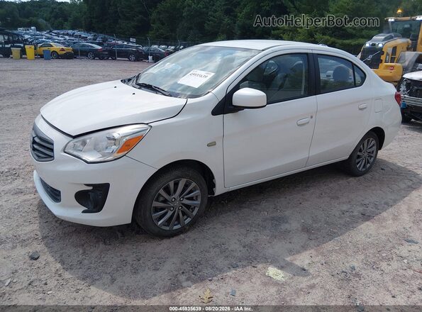 ML32F3FJ0JHF01729 2018 MITSUBISHI MIRAGE G4 White Առջևի ձախ երեք քառորդ տեսարան