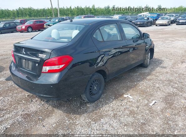 ML32F3FJ0JHF14660 2018 MITSUBISHI MIRAGE G4 Black Задня права чверть