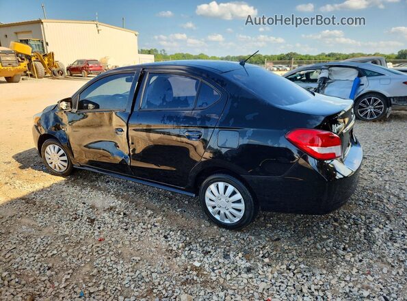 ML32F3FJ0KHF08908 2019 MITSUBISHI MIRAGE Black Задня ліва чверть