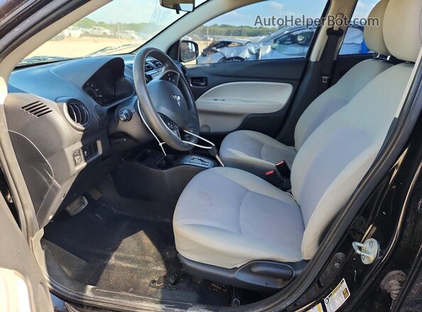 ML32F3FJ0KHF08908 2019 MITSUBISHI MIRAGE Black Вид салону спереду