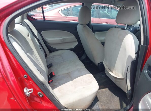 ML32F3FJ0KHF17446 2019 MITSUBISHI MIRAGE G4 Red Widok naklejki z numerem VIN