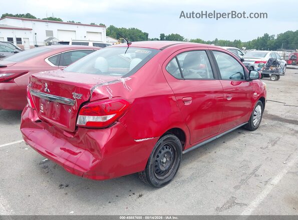 ML32F3FJ0KHF17446 2019 MITSUBISHI MIRAGE G4 Red Tył prawy