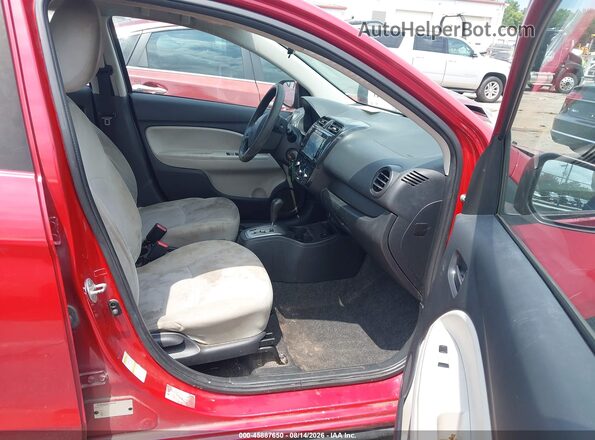 ML32F3FJ0KHF17446 2019 MITSUBISHI MIRAGE G4 Red Widok wnętrza z przodu
