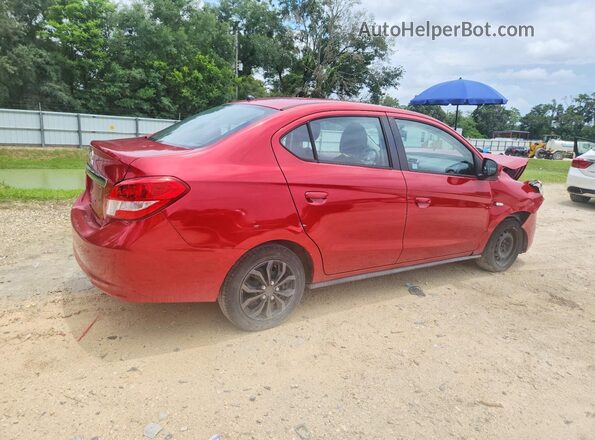 ML32F3FJ0LHF05282 2020 MITSUBISHI MIRAGE Red Tył prawy