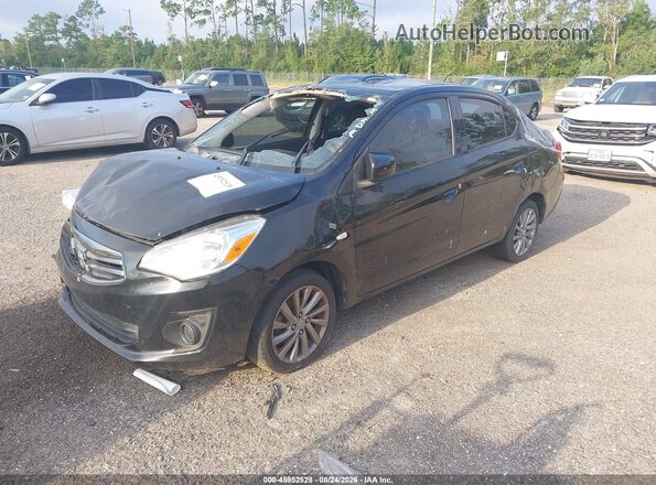 ML32F3FJ1JHF13369 2018 MITSUBISHI MIRAGE G4 Black წინა მარცხენა ხედი სამი მეოთხედიდან