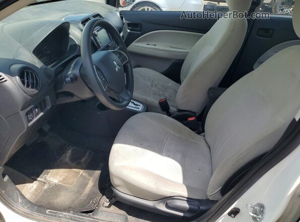 ML32F3FJ1KHF12093 2019 MITSUBISHI MIRAGE White Vista interior delantera
