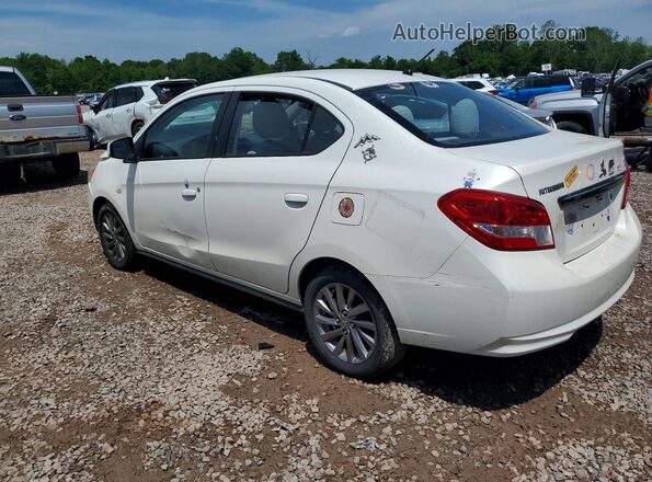 ML32F3FJ1KHF12093 2019 MITSUBISHI MIRAGE White Trasero izquierdo