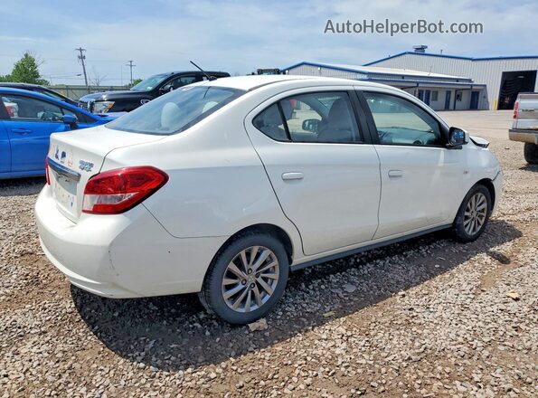 ML32F3FJ1KHF12093 2019 MITSUBISHI MIRAGE White Trasero derecho