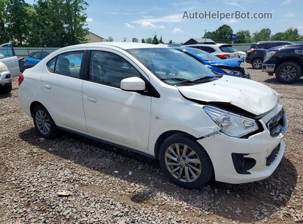 ML32F3FJ1KHF12093 2019 MITSUBISHI MIRAGE White Delantero derecho