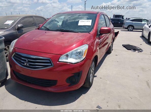 ML32F3FJ2JHF10710 2018 MITSUBISHI MIRAGE G4 Red წინა მარცხენა ხედი სამი მეოთხედიდან