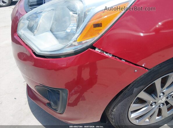 ML32F3FJ2JHF10710 2018 MITSUBISHI MIRAGE G4 Red წინა ხედი