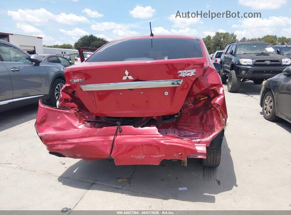 ML32F3FJ2JHF10710 2018 MITSUBISHI MIRAGE G4 Red უკანა სალონის ხედი