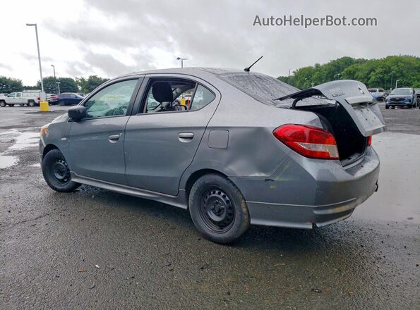 ML32F3FJ2KHF08585 2019 MITSUBISHI MIRAGE Gray Задня ліва чверть