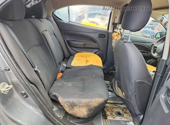 ML32F3FJ2KHF08585 2019 MITSUBISHI MIRAGE Gray Вид задніх сидінь