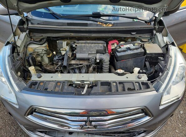 ML32F3FJ2KHF08585 2019 MITSUBISHI MIRAGE Gray Вид задньої частини салону