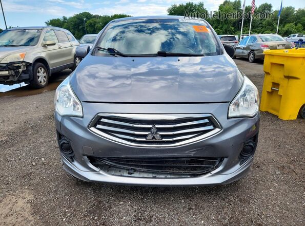 ML32F3FJ2KHF08585 2019 MITSUBISHI MIRAGE Gray Вид спереду