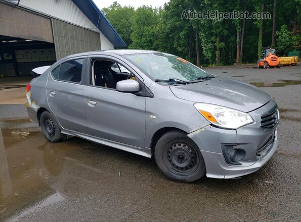 ML32F3FJ2KHF08585 2019 MITSUBISHI MIRAGE Gray Передня права чверть