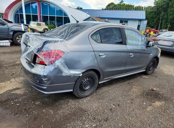 ML32F3FJ2KHF08585 2019 MITSUBISHI MIRAGE Gray Задня права чверть
