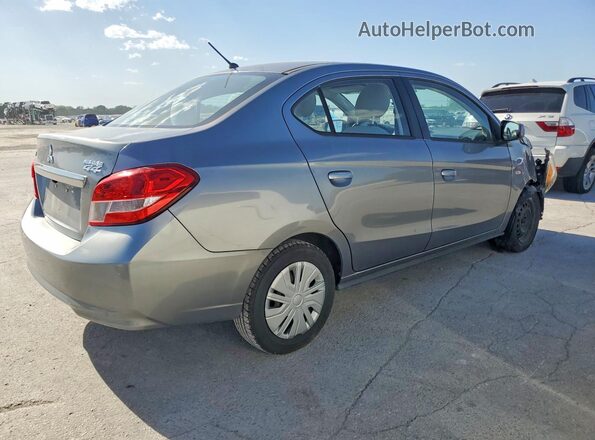 ML32F3FJ2KHF10742 2019 MITSUBISHI MIRAGE Silver Задня права чверть