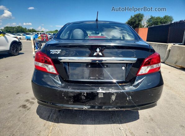 ML32F3FJ2LHF05381 2020 MITSUBISHI MIRAGE Black Вид задньої частини салону
