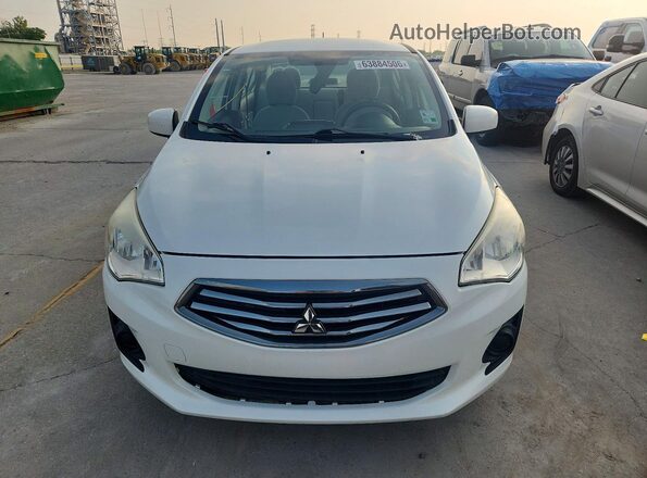 ML32F3FJ3HH003497 2017 MITSUBISHI MIRAGE White Դիմացի տեսք