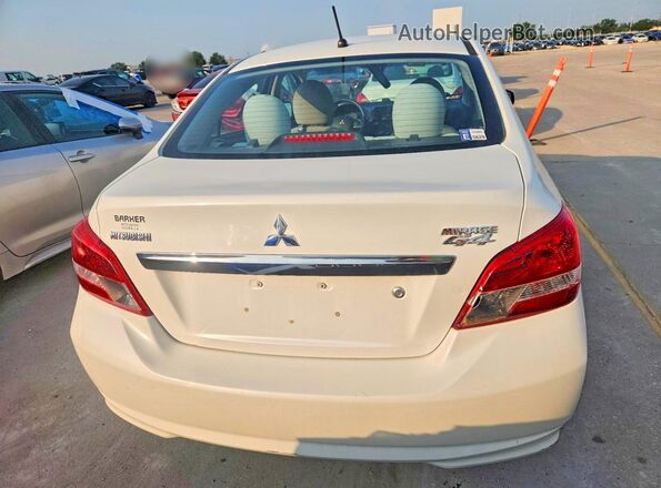 ML32F3FJ3HH003497 2017 MITSUBISHI MIRAGE White Widok z tyłu