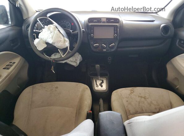 ML32F3FJ3JHF09324 2018 MITSUBISHI MIRAGE White Dashboard view