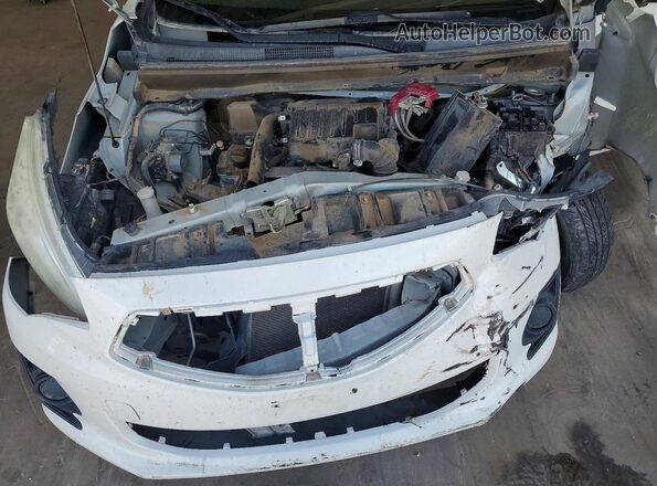 ML32F3FJ3JHF09324 2018 MITSUBISHI MIRAGE White Rear interior view