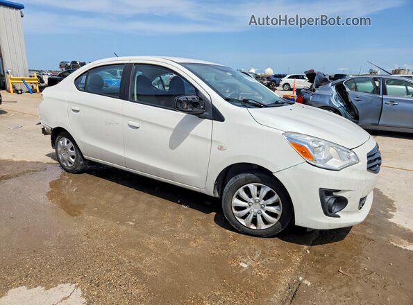 ML32F3FJ3JHF11123 2018 MITSUBISHI MIRAGE Белый Передняя правая четверть