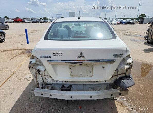 ML32F3FJ3JHF11123 2018 MITSUBISHI MIRAGE Белый Вид сзади