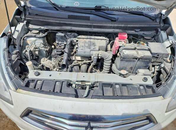 ML32F3FJ3JHF11123 2018 MITSUBISHI MIRAGE Белый Вид задней части салона