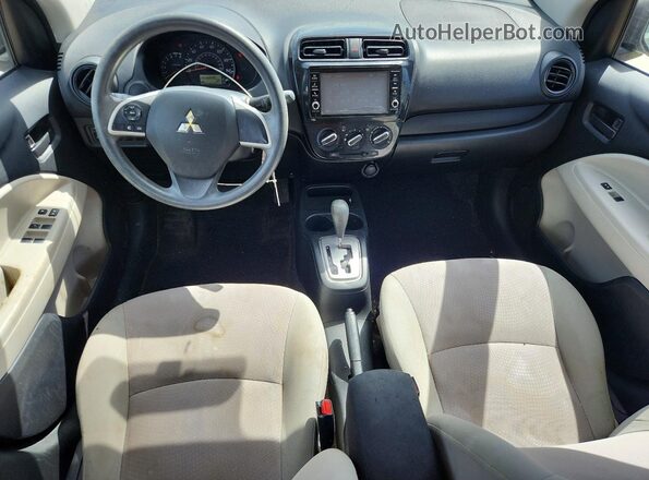 ML32F3FJ3JHF11123 2018 MITSUBISHI MIRAGE Белый Вид панели приборов