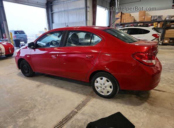 ML32F3FJ3JHF12854 2018 MITSUBISHI MIRAGE Red Задня ліва чверть