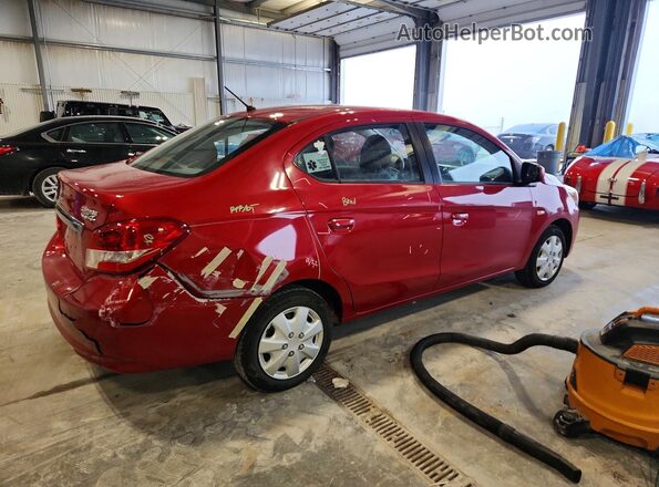 ML32F3FJ3JHF12854 2018 MITSUBISHI MIRAGE Red Задня права чверть