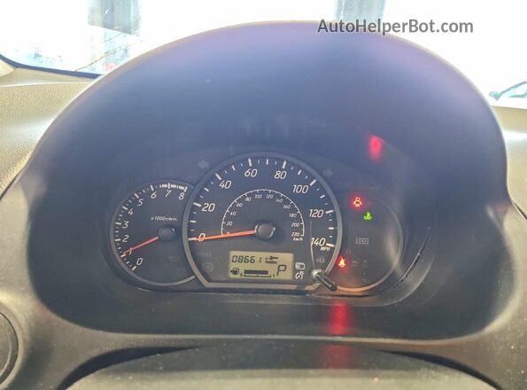 ML32F3FJ3JHF12854 2018 MITSUBISHI MIRAGE Red Вид щитка приладів