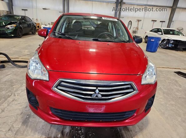 ML32F3FJ3JHF12854 2018 MITSUBISHI MIRAGE Red Вид спереду