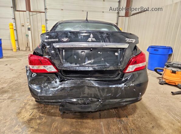 ML32F3FJ3KHF01032 2019 MITSUBISHI MIRAGE Black Rear view