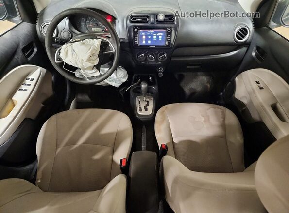 ML32F3FJ3KHF01032 2019 MITSUBISHI MIRAGE Black Dashboard view