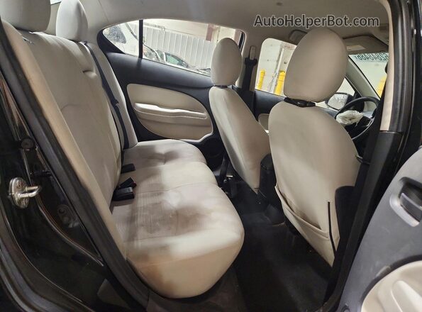 ML32F3FJ3KHF01032 2019 MITSUBISHI MIRAGE Black Rear seats view