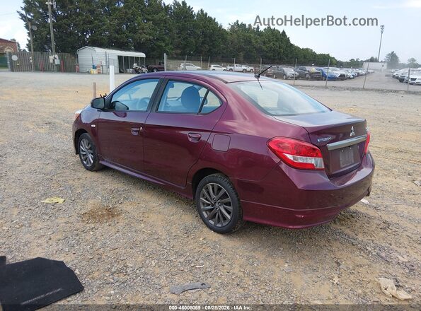 ML32F3FJ3KHF06909 2019 MITSUBISHI MIRAGE G4 Burgundy Հետևի ձախ