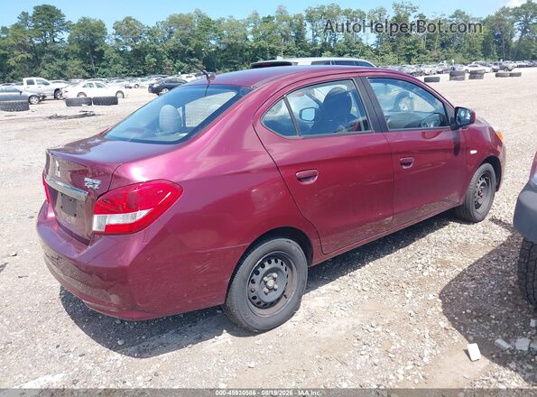 ML32F3FJ4HHF14607 2017 MITSUBISHI MIRAGE G4 Maroon უკანა მარჯვენა
