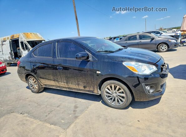 ML32F3FJ4KHF16834 2019 MITSUBISHI MIRAGE Black წინა მარჯვენა