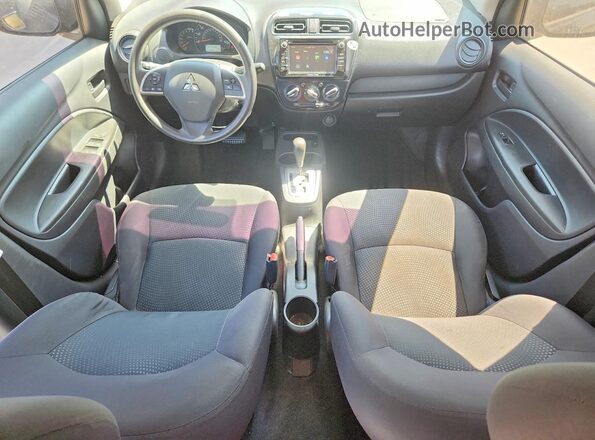 ML32F3FJ4KHF16834 2019 MITSUBISHI MIRAGE Black წინა პანელის ხედი