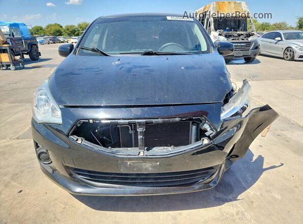 ML32F3FJ4KHF16834 2019 MITSUBISHI MIRAGE Black წინა ხედი
