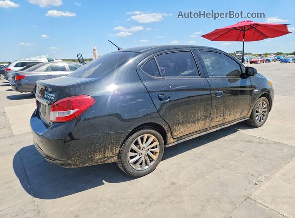 ML32F3FJ4KHF16834 2019 MITSUBISHI MIRAGE Black უკანა მარჯვენა