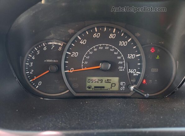 ML32F3FJ4KHF16834 2019 MITSUBISHI MIRAGE Black ხელსაწყოთა პანელის ხედი